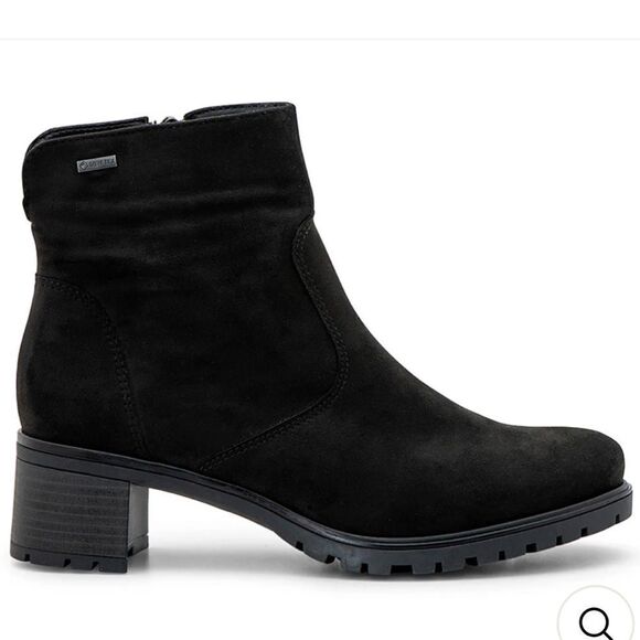 ARA Roselle Black Ankle Boot Waterproof US 8 - Picture 2 of 7